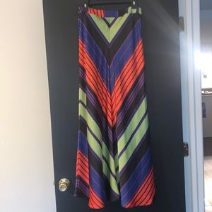 Free People silky maxi skirt